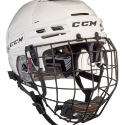 Hockey Helmets With Bars^CCM Hockey Helmet Tacks 910 Combo White