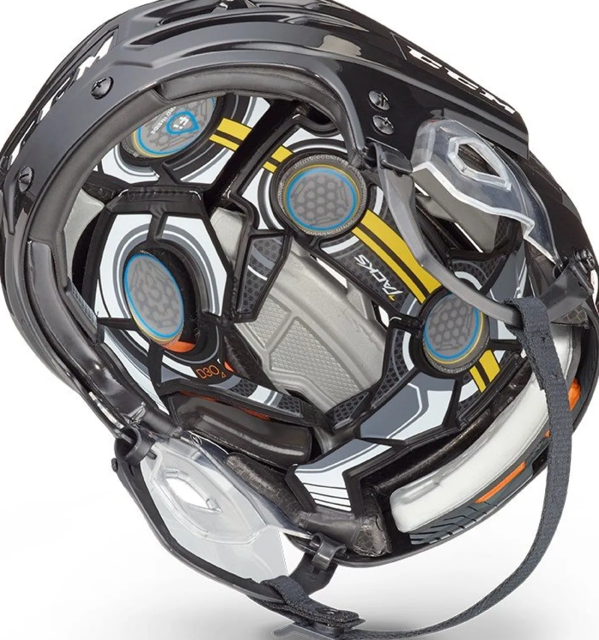 Hockey Helmets With Bars^CCM Hockey Helmet Tacks 910 Combo White