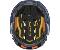 Hockey Helmets With Bars^CCM Hockey Helmet Tacks 720 Combo Navy