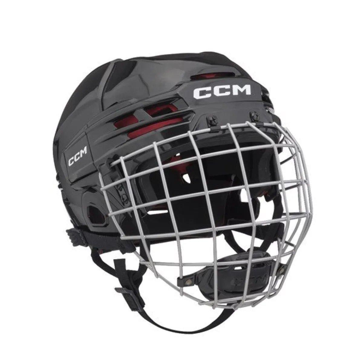 Hockey Helmets With Bars^CCM Hockey Helmet Tacks 70 Combo Sr Black