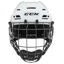 Hockey Helmets With Bars^CCM Hockey Helmet Tacks 710 Combo White