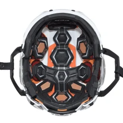 Hockey Helmets With Bars^CCM Hockey Helmet Tacks 710 Combo White