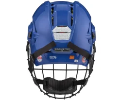 Hockey Helmets With Bars^CCM Hockey Helmet Tacks 720 Combo Royal Royal Blue