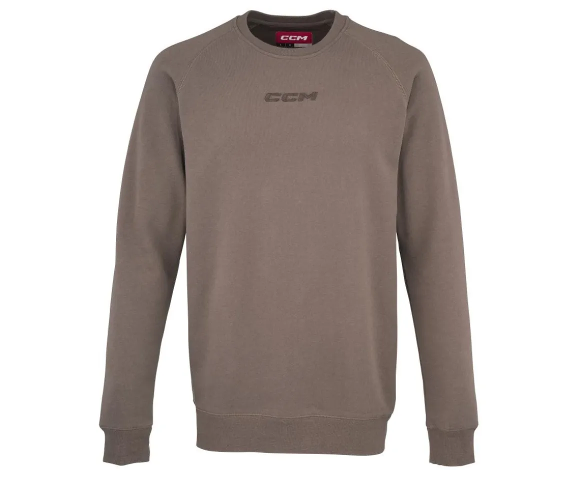 Ccm Sweater Core Fleece Crew Jr Major Brown