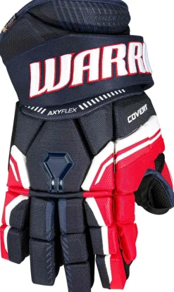 Hockey Gloves Warrior^WARRIOR Gloves Covert Qre 10 Sr Navy/Red/White