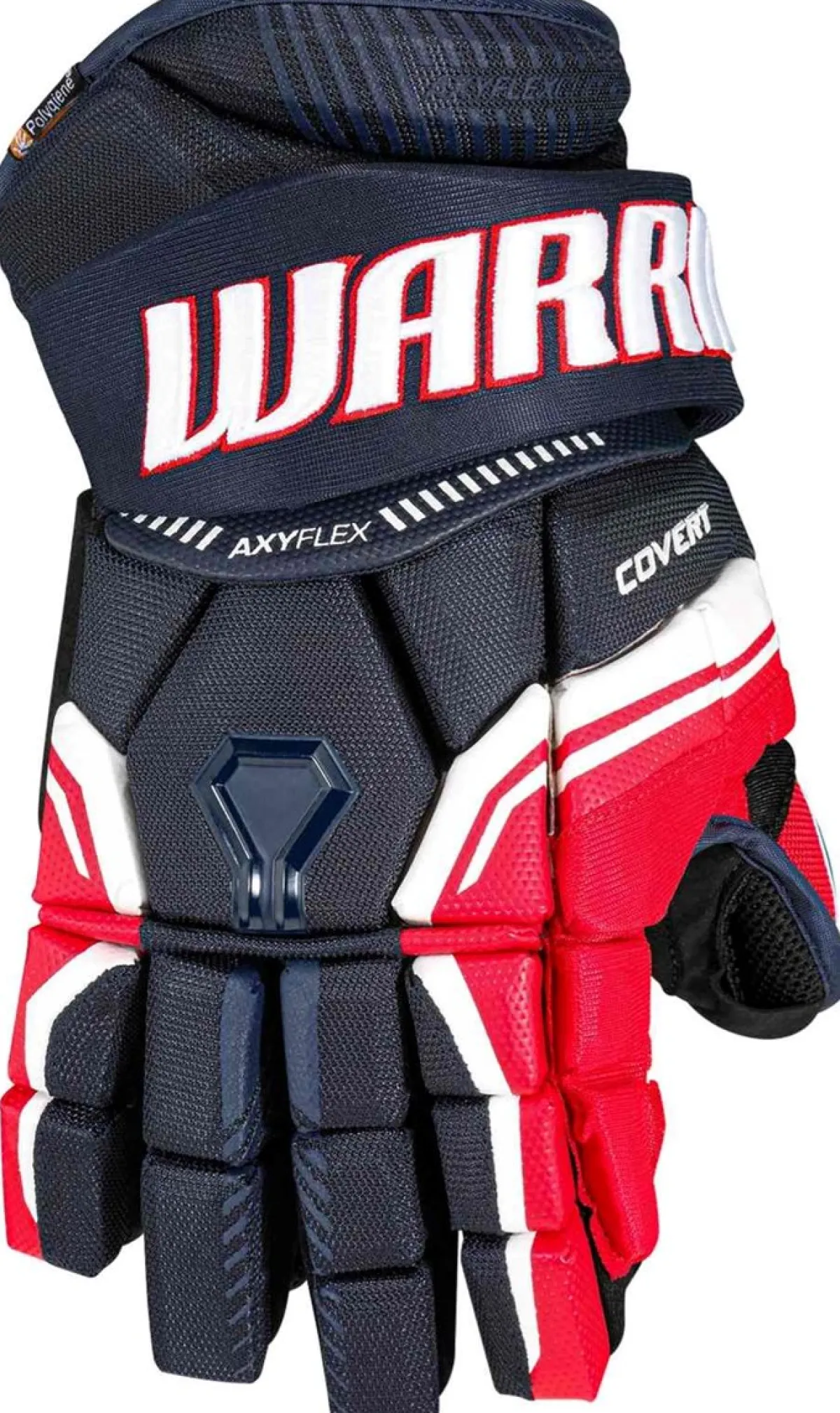Hockey Gloves Warrior^WARRIOR Gloves Covert Qre 10 Sr Navy/Red/White